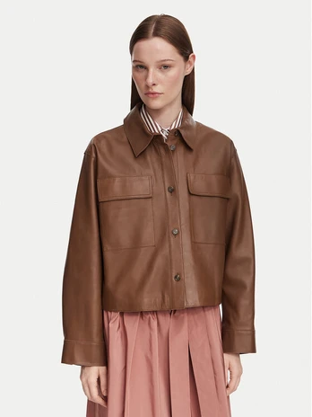 Weekend Max Mara Odinė striukė Piovra 2625446021 Ruda Regular Fit
