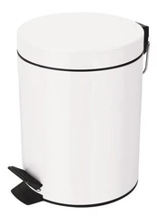 Šiukšliadėžė, balta, 3 l