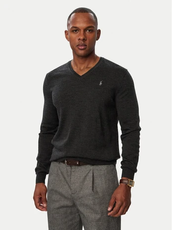 Polo Ralph Lauren Megztinis 710941105003 Pilka Regular Fit