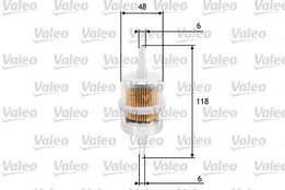 Kuro filtras VALEO 587005 kaina