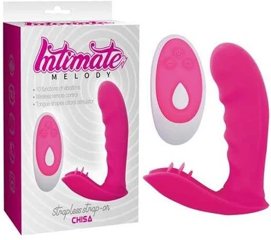 CHISA Intimate Melody Strapless Strap-on Rožinė