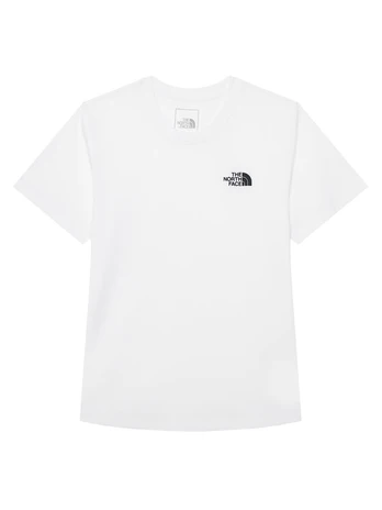 The North Face Marškinėliai Teen Evolution Simple NF0A8F9Z Balta Regular Fit