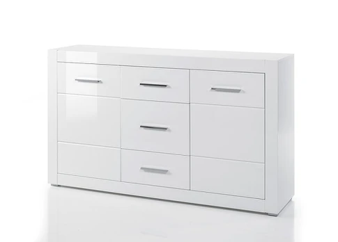 Komoda Imv Bianco, baltas blizgesys