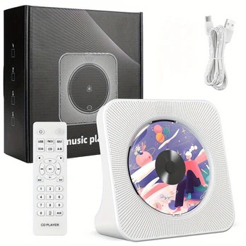 Multimedijos grotuvas Nešiojamas CD grotuvas su Bluetooth