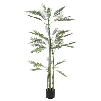 Dirbtinis augalas vazone, palmė, žalia sp., 200 cm