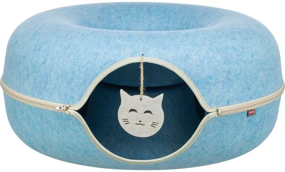 Trixie Donut, žaislas, katei, mėlyna, filc, o 60 cm