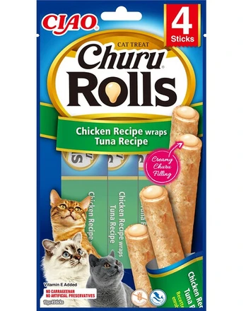Churu Cat skanėstas Rolls Vištienos Tunas 40 g