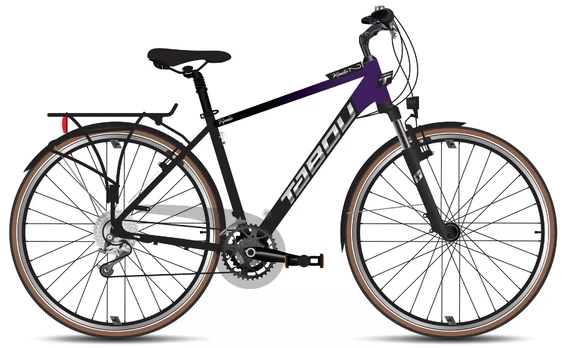 Dviratis Tabou Kinetic 2 black-purple-L / 21"