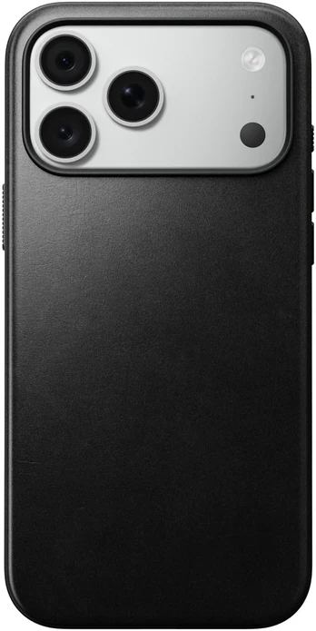 Burga Nomad Modern odinis dėklas, juodas (Horween) – iPhone 18 Pro Max/17 Pro Max