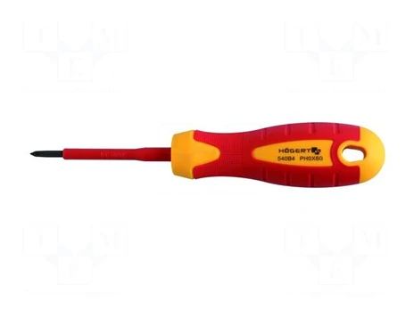 Screwdriver | insulated | Phillips | PH0 | 60mm | 1kVAC | tool steel