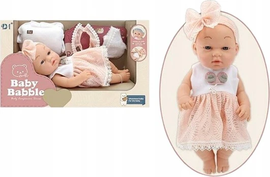 Lėlytė kūdikis 30cm su priedais