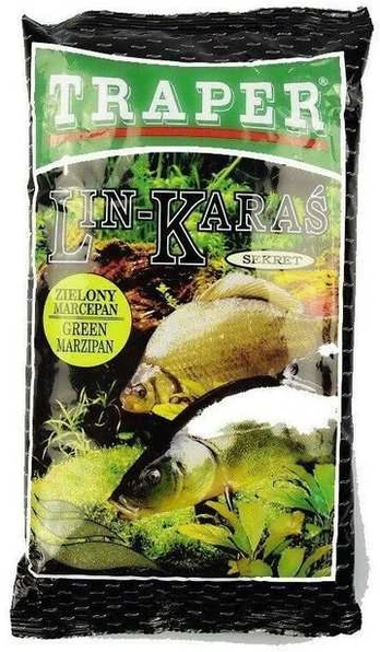 Groundbait TRAPER Sekret Tench-Crucian Marcipan 2,5kg Žalias