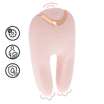 Bonnie Double-Ended Tapping Vibrator Pink 13-Function Rechargeable