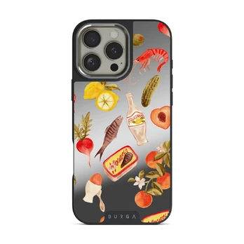 Al Fresco - iPhone 16 Pro Max Case, Elite Mirror Dark (MagSafe) / Silver