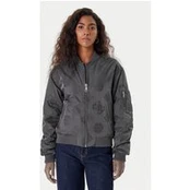 Guess Bomber striukė W5YL08 WHDK2 Pilka Regular Fit