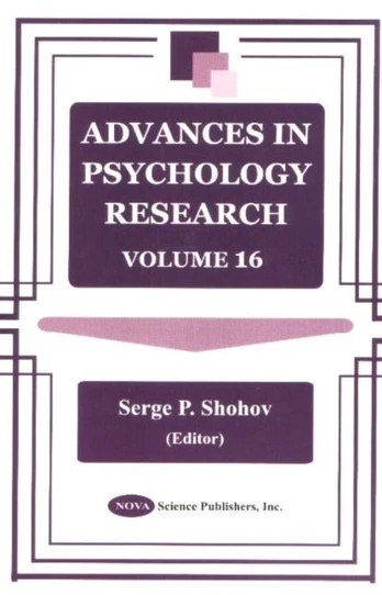 Advances in Psychology Research