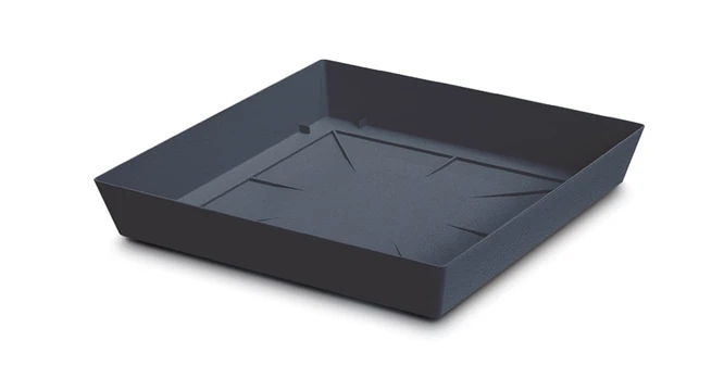 Vazono lėkštė Prosperplast Lofly PPLFQ245-S433, antracito, 24.5 cm