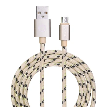 Kabelis USB Garbot USB-A - microUSB 1 m Auksinis (JAB-6824157)