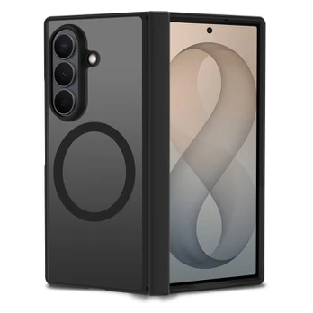 Matinis juodas dėklas Samsung Galaxy Fold 8 Ultra telefonui "Tech-Protect MagPeak Magsafe"