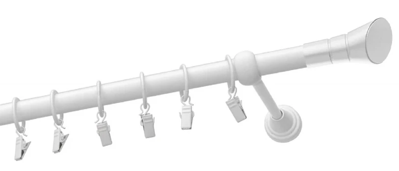 Karnizas Olimp Cosmo, 400 cm, Ø 19 mm, balta
