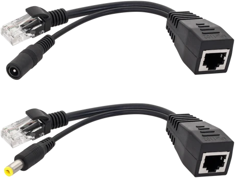 Eurokomp PoE adapteris – maitinimas per LAN, skirtas AP, ROUTER juodas E4653