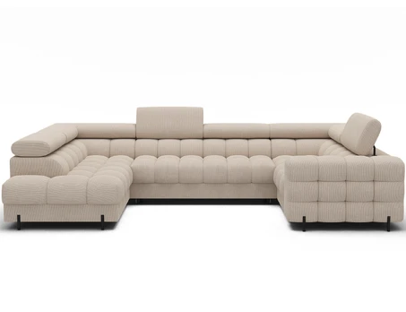 eltap Kampinė Sofa, Fectory, 346x205x93 cm, Bežinė