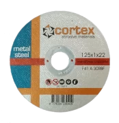 Abrazyvinis metalo pjovimo diskas CORTEX 125 x 1 x 22 mm. kaina