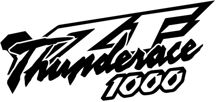 Yamaha yzf thunderace 1000 motociklo lipdukai