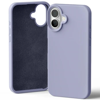 Dėklas Mercury Silicone iPhone 16 Plus 6,7" šviesiai violetinė|lavender