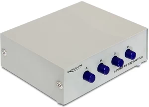 Šakotuvas DELOCK SWITCH 4-port RS-232 manuell