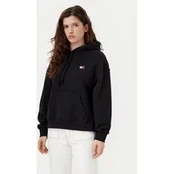 Tommy Jeans Džemperis Badge DW0DW19414 Juoda Boxy Fit
