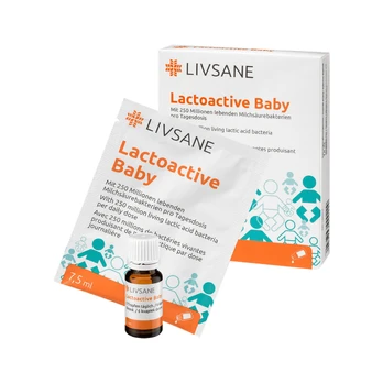 Livsane Lactoactive Baby lašai 7,5 ml