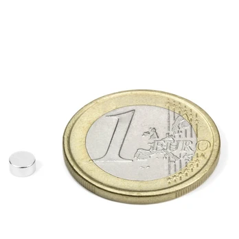 Magnetas Ø4x2mm NdFeB N45