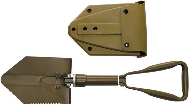 Sulankstomas kastuvas MFH, Coyote Tan