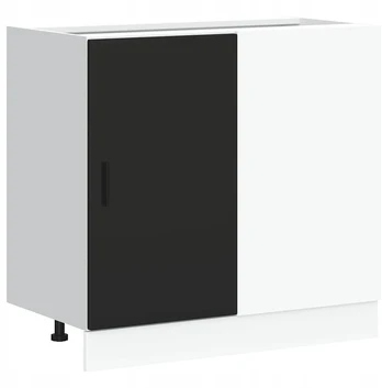 Spintelė po kriaukle juoda 86x46x81,5cm
