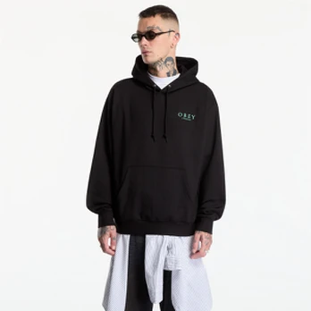 Obey Flores Robus Black - Dydis L (112844430-BLK Džemperiai)