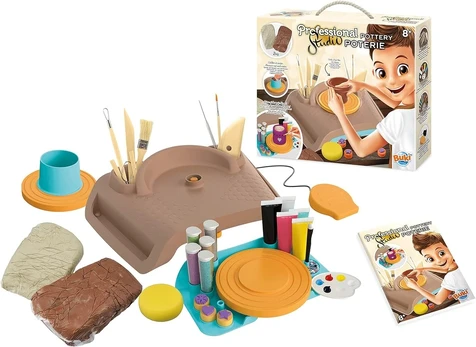 Buki - 5426 - profesionali keramikos studijos dirbtuvė, balta, ruda
