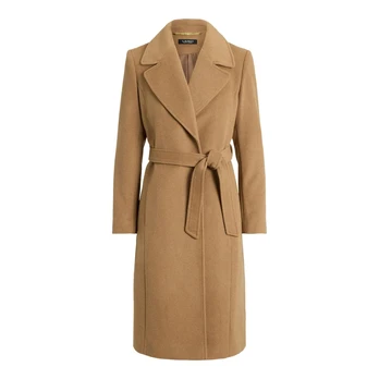 Paltas moterims, Ruda, Wool wrp 42"-lined-coat