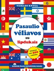 Pasaulio vėliavos. Su lipdukais kaina