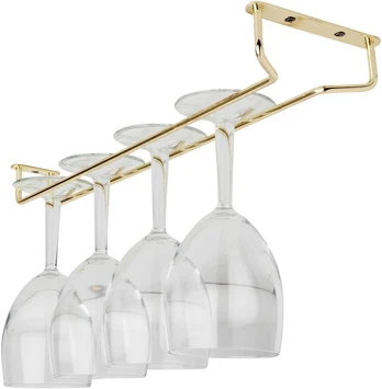Glass hanger brass