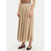 Weekend Max Mara Plisuotas sijonas Bleu 2515771031 Smėlio Regular Fit
