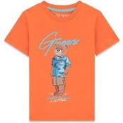 Guess Marškinėliai N6GI04 K8HM4 Oranžinė Regular Fit