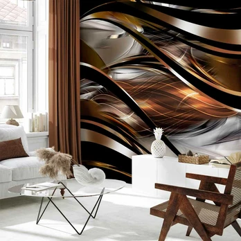 Artgeist Fototapetas - Amber storm
