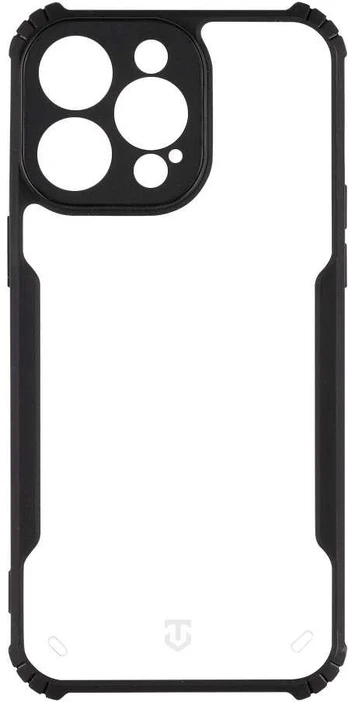 Juodas / skaidrus dėklas Apple iPhone 15 Pro Max telefonui "Tactical Quantum Stealth Cover"