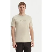 BOSS Marškinėliai TS_Terrace Logo 50559361 Smėlio Regular Fit