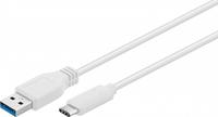 Goobay Baltas USB-A – USB-C laidas (JAB-2947899)
