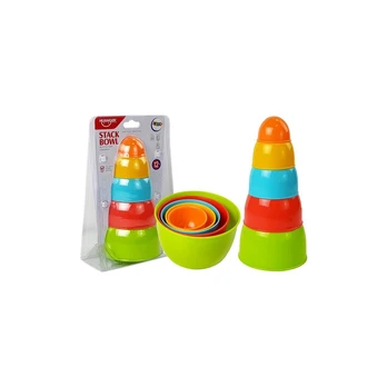 Lean Toys Pyramid Cups Dubenys kūdikiui 5 vnt