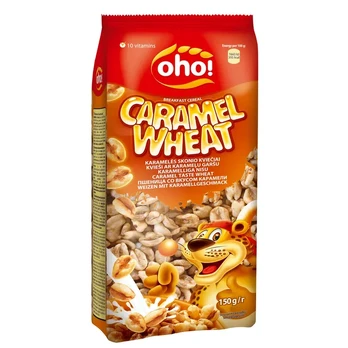 Karamelės skonio kviečiai OHO! CARAMEL WHEAT, 150 g