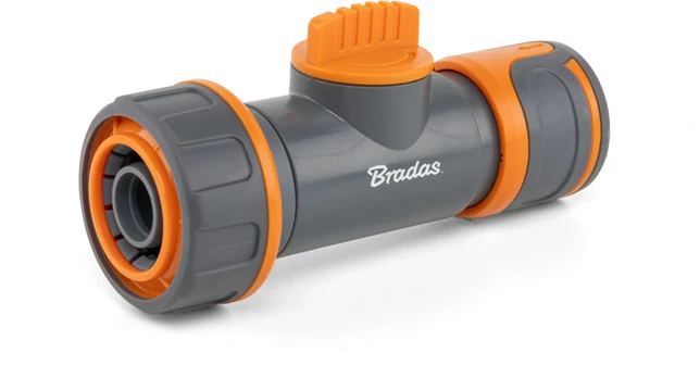 Vožtuvas su greito prijungimo ir žarnos jungtimi Bradas GOLD LINE SOFT, 3/4"