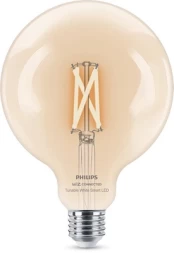 Lemputė Philips Wiz Kaitrinė, G125, derinama balta, E27, 7 W, 806 lm kaina